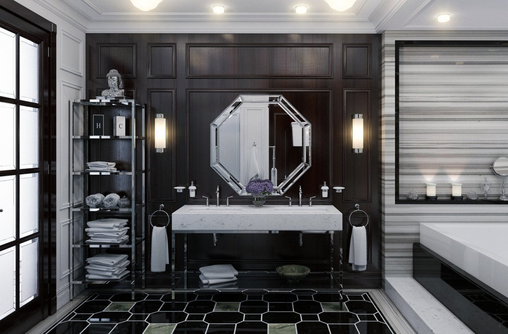 Ванная в стиле Неоклассика