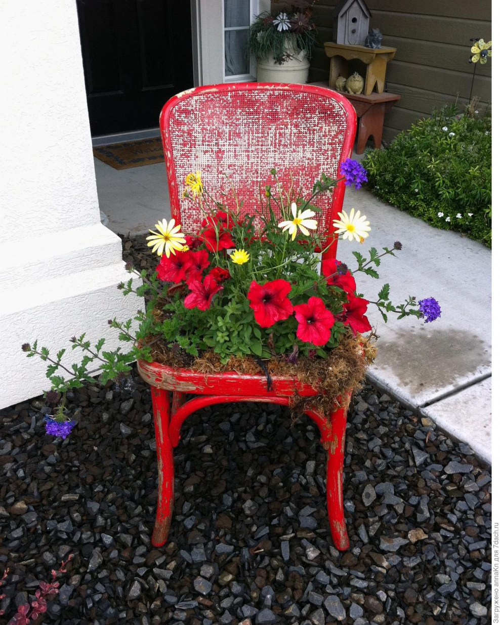 Необычный декор для сада