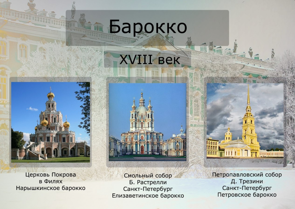 История архитектурных стилей