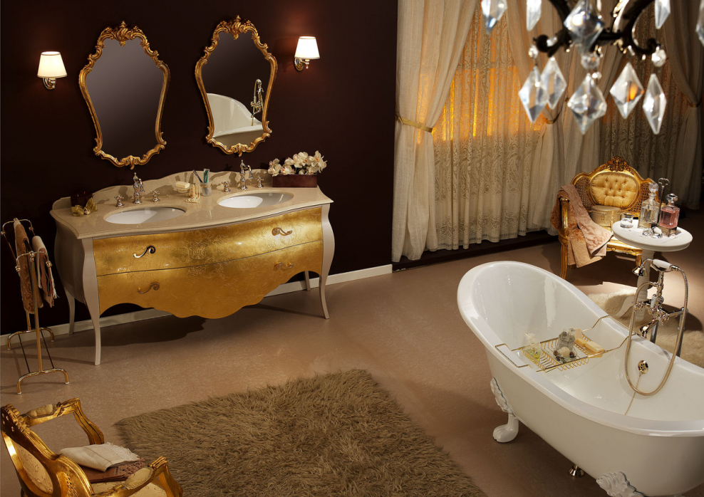 Ванные комнаты в стиле Барокко