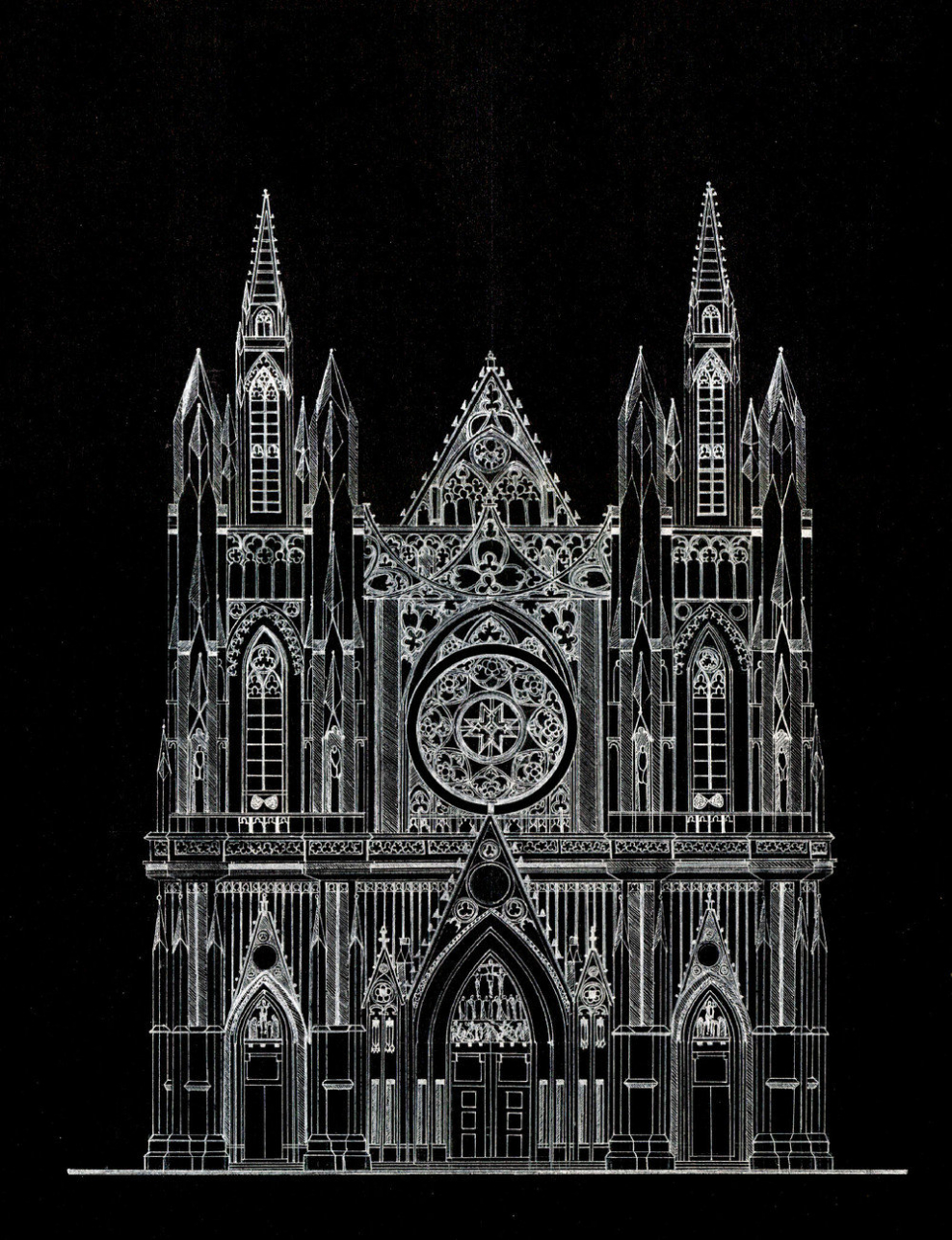Шартрский собор чертежи