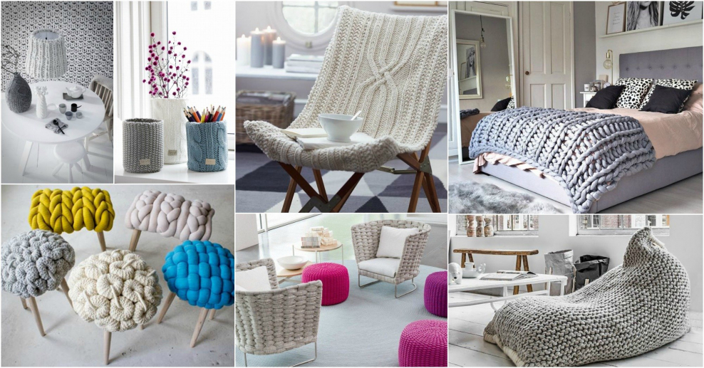 Вязание в интерьере