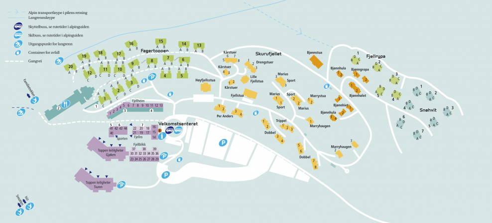 Схема расположения участков СНТ