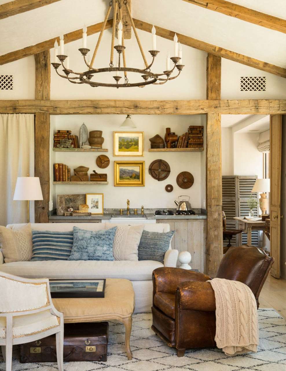 Кантри интерьер