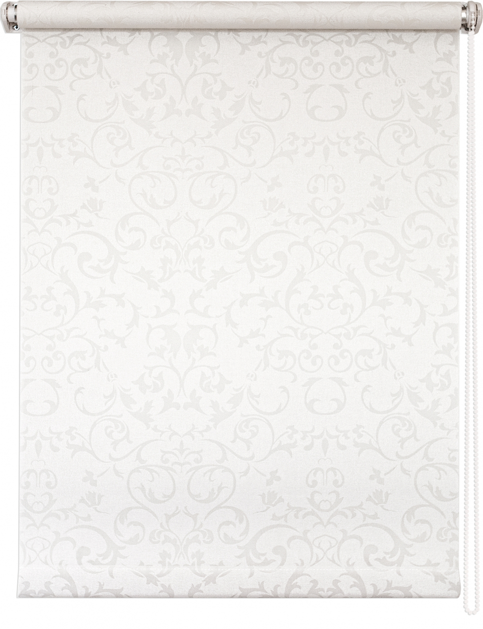 8259. Рулонная штора Дельфы белый 070*175