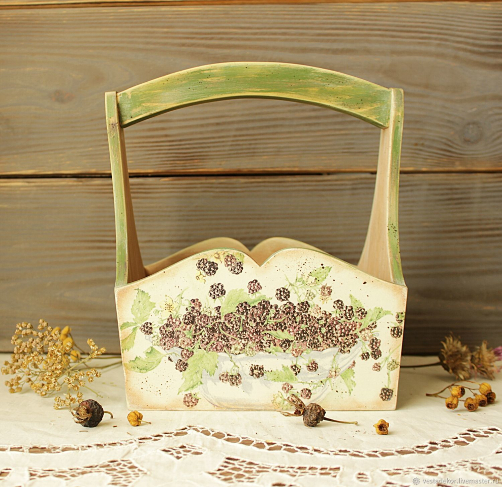 Елочные украшения в деревенском стиле