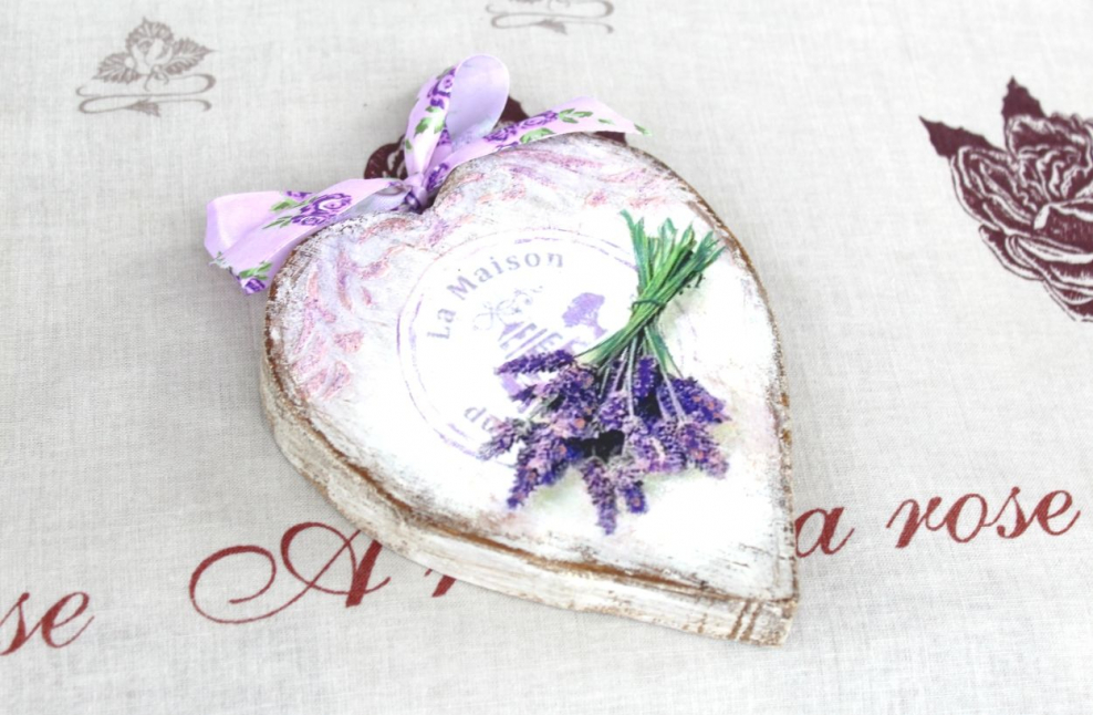 Декупаж интерьерных слов