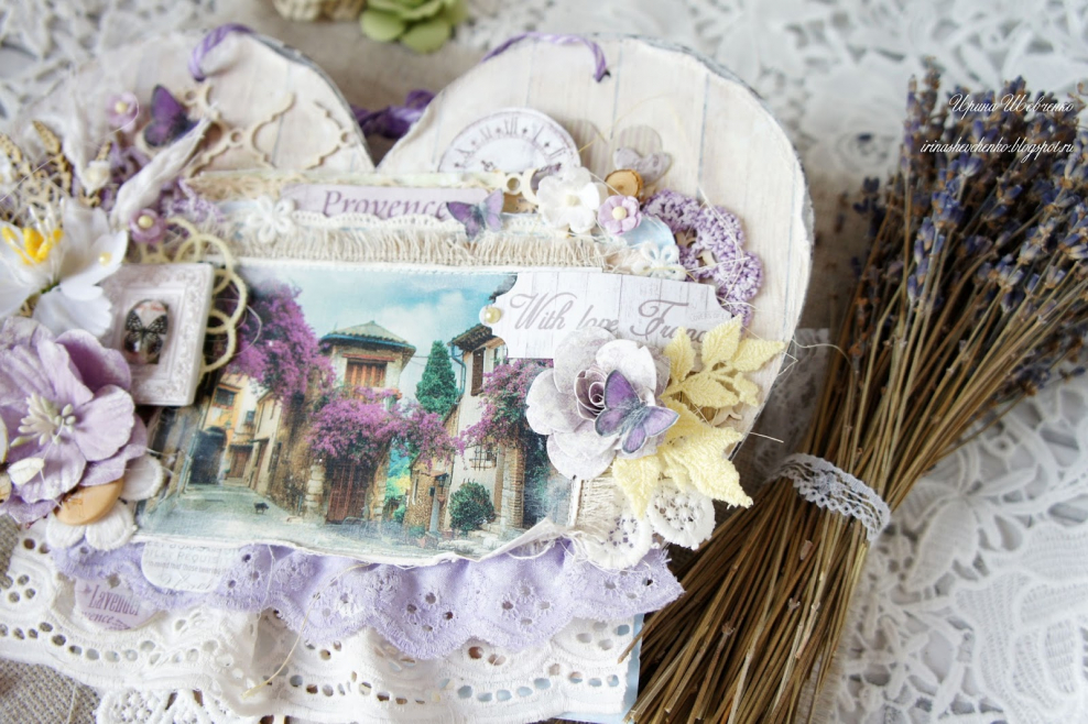 Настенный шкафчик в стиле Прованс