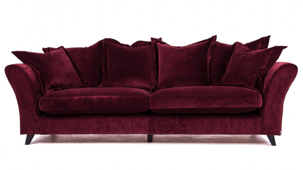Бордовый диван