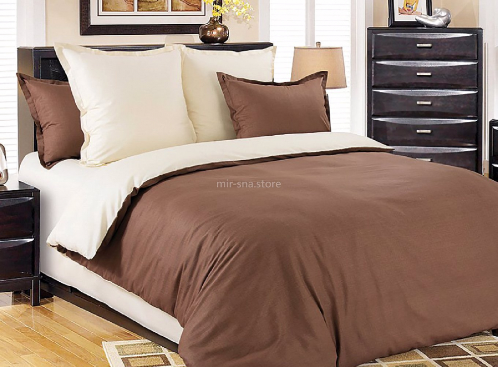 КПБ сатин гладкокрашеный