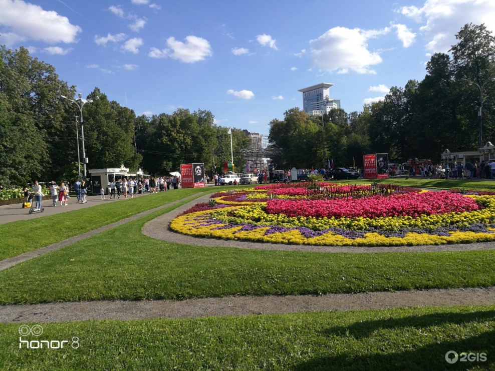 Парк Сокольники осень 2020