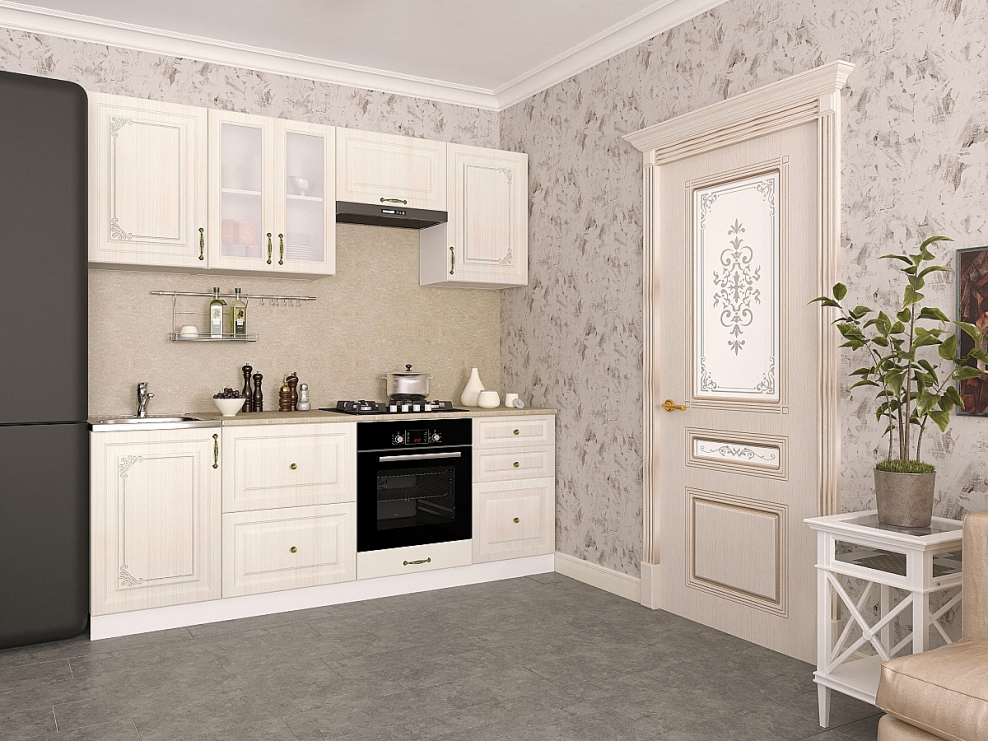 Кухня Виктория белый Сандал