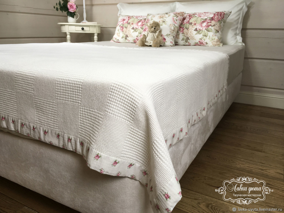 Вафельное покрывало