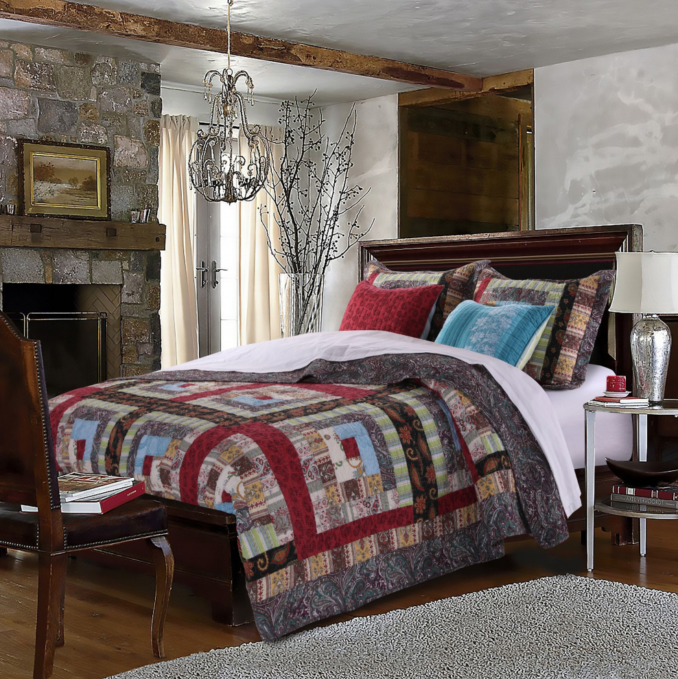 Спальня в стиле пэчворк