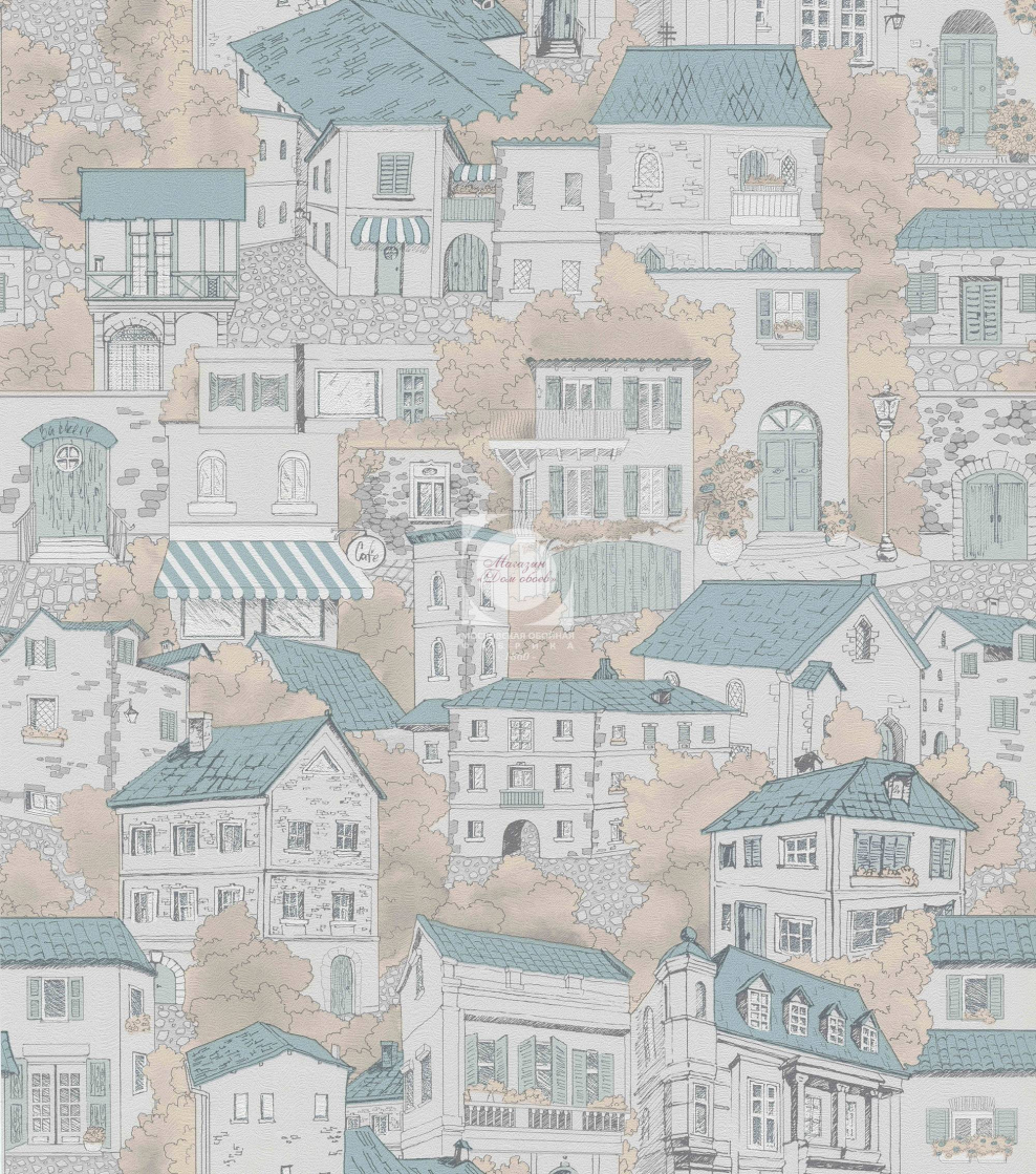 Обои 225112 городок МОФ