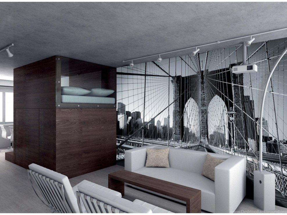 Фотообои 3д Бруклинский мост