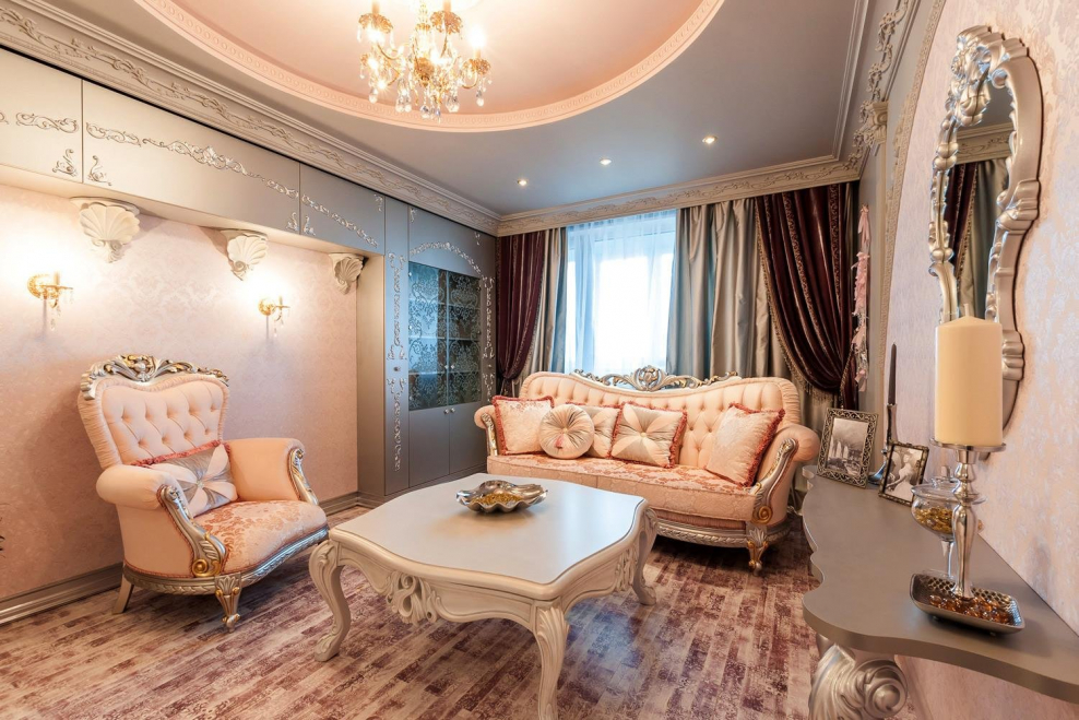 Гостиная в классическом стиле