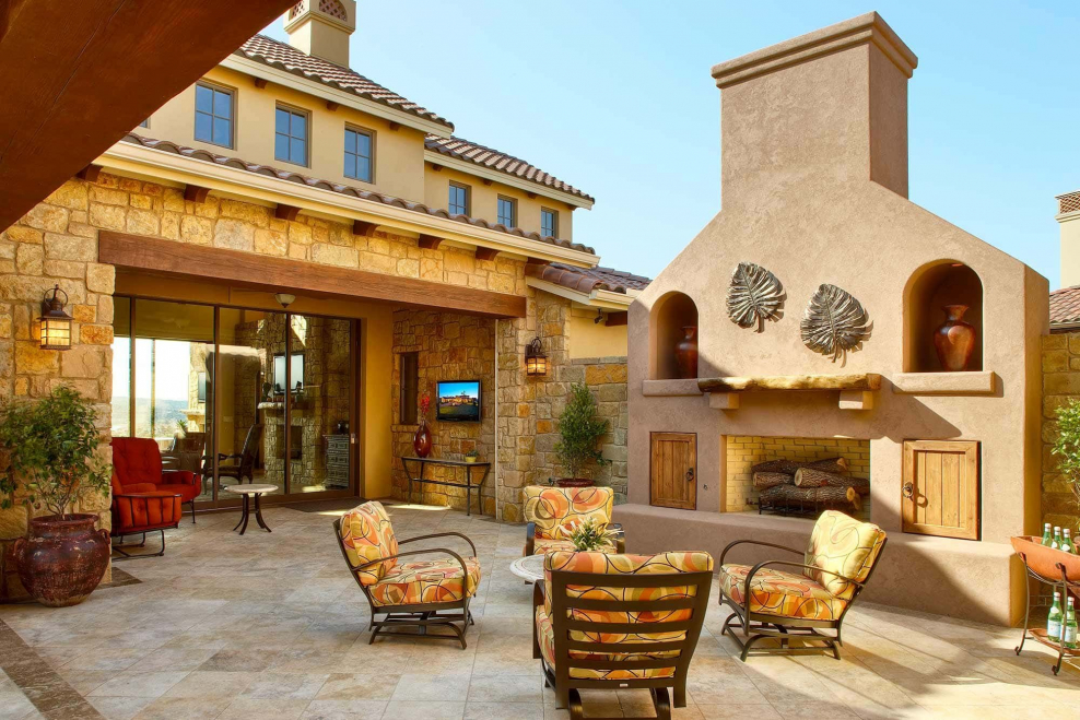 Средиземноморские патио в Тоскане