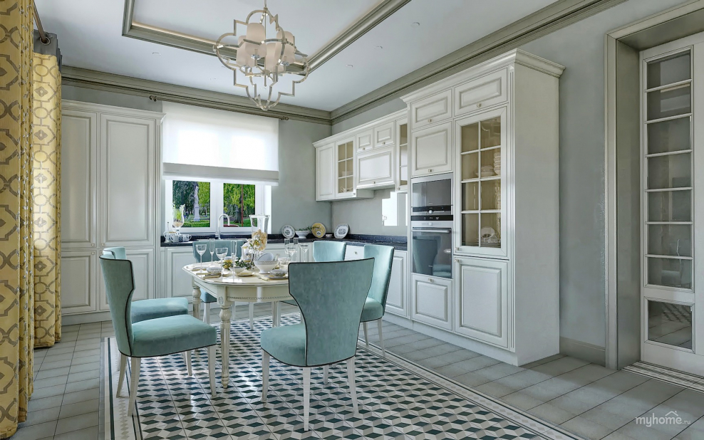 Гостиная Неоклассика Тиффани