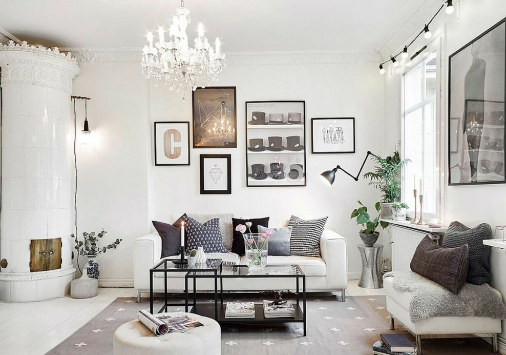 Квартира студия в стиле хюгге