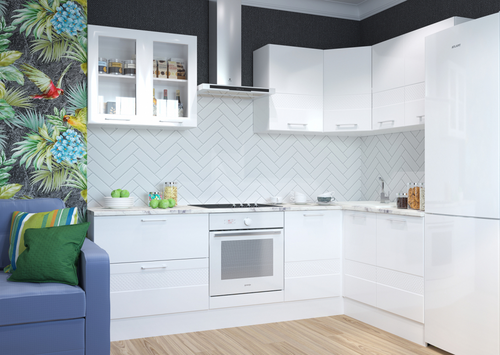 Кухня Горизонт Люкс глянец