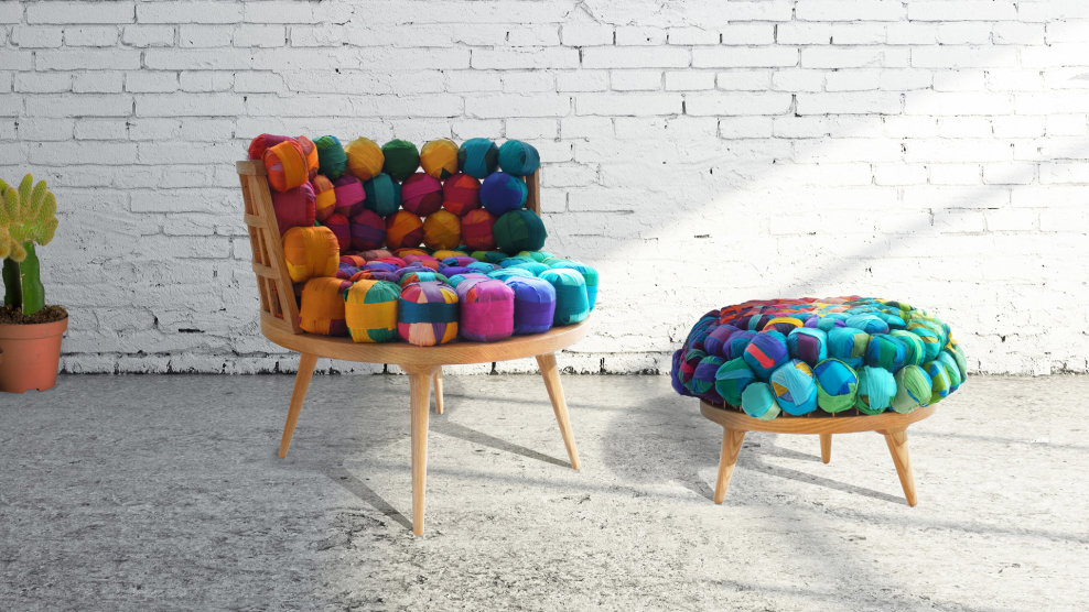 Декор из мусора