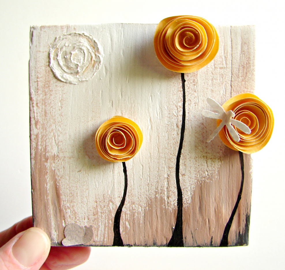 Декорирование стен краской