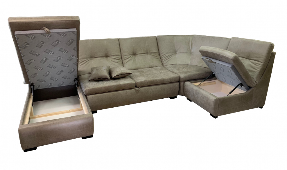 Модульный диван Престиж с оттоманкой