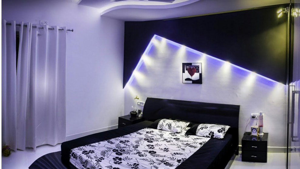 Спальная с подсветкой