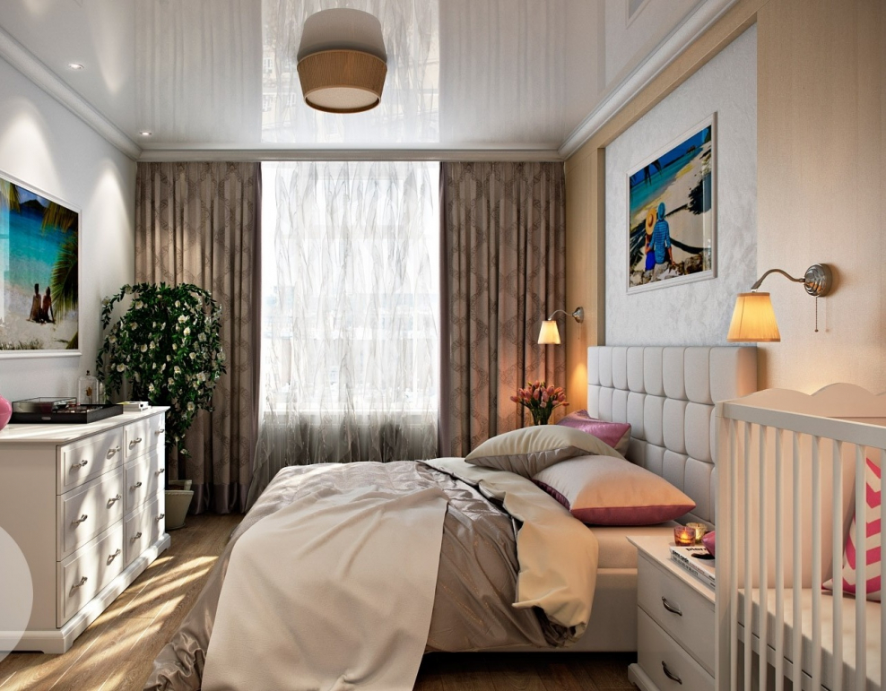 Планировка спальни кабинета