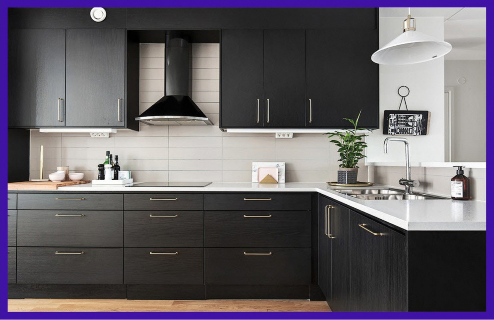 Кухня икеа венге