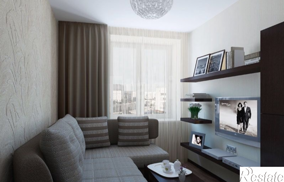 Интерьер малогабаритной гостиной