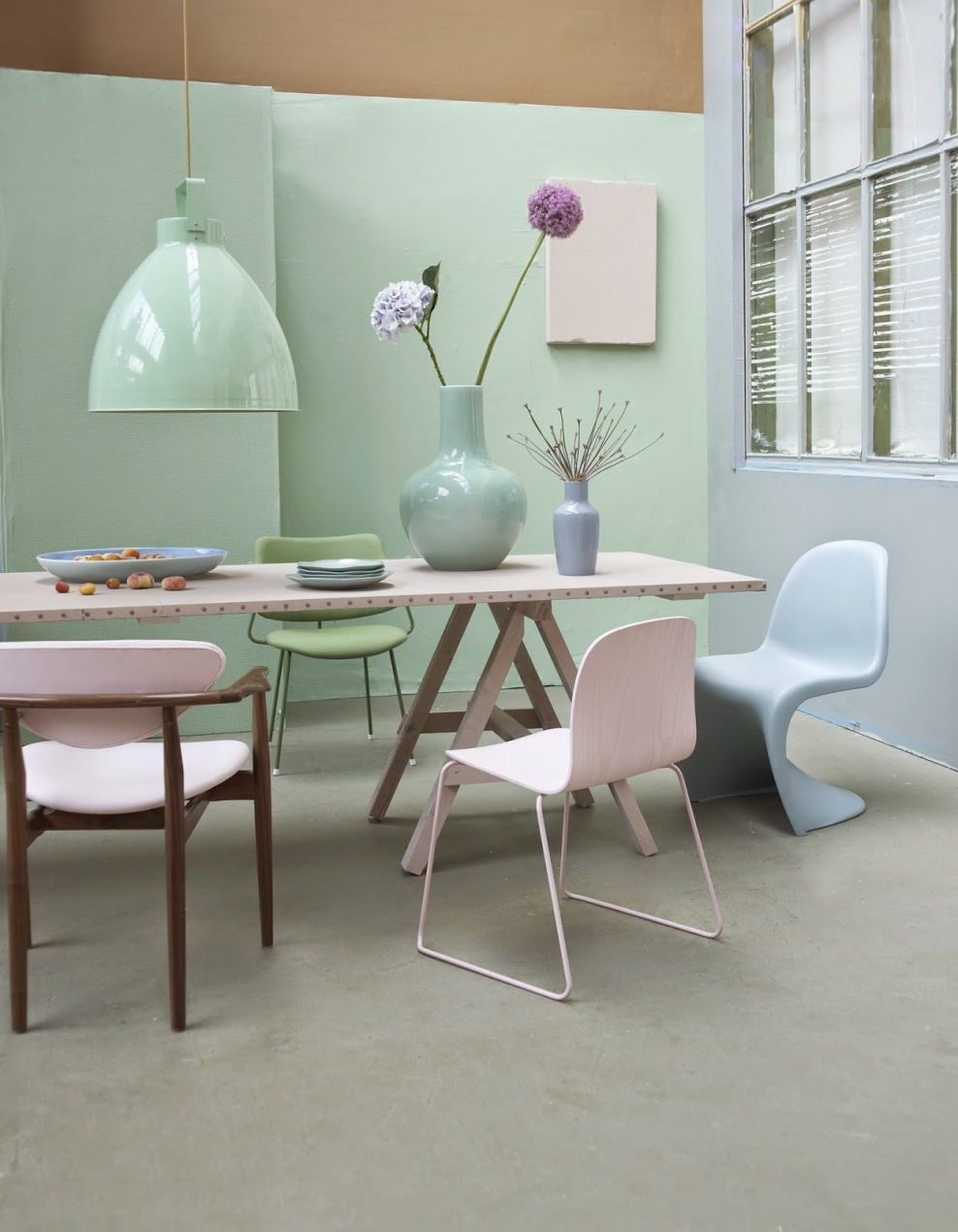 Пастельные цвета в интерьере