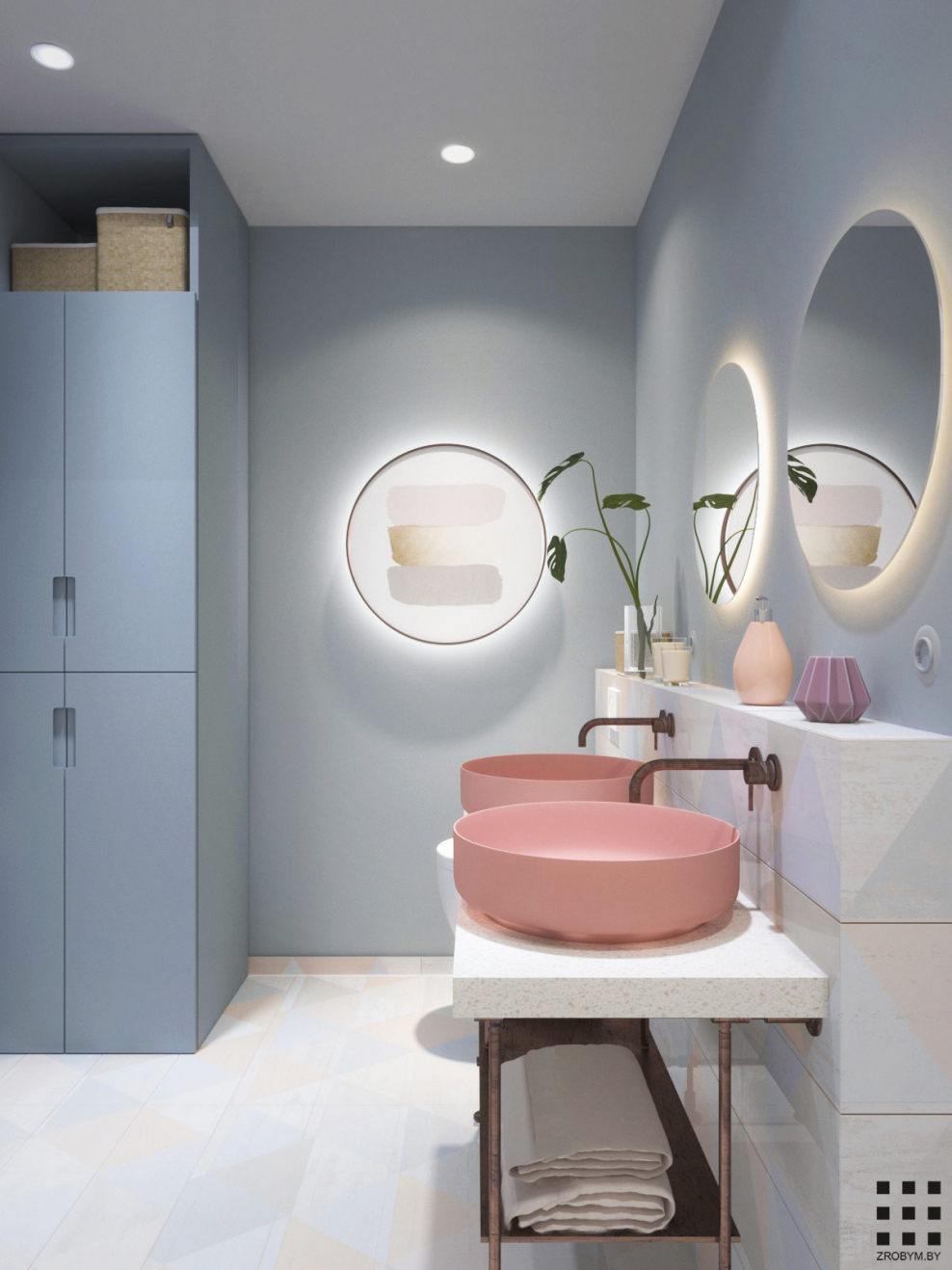 Детская ванная в современном стиле