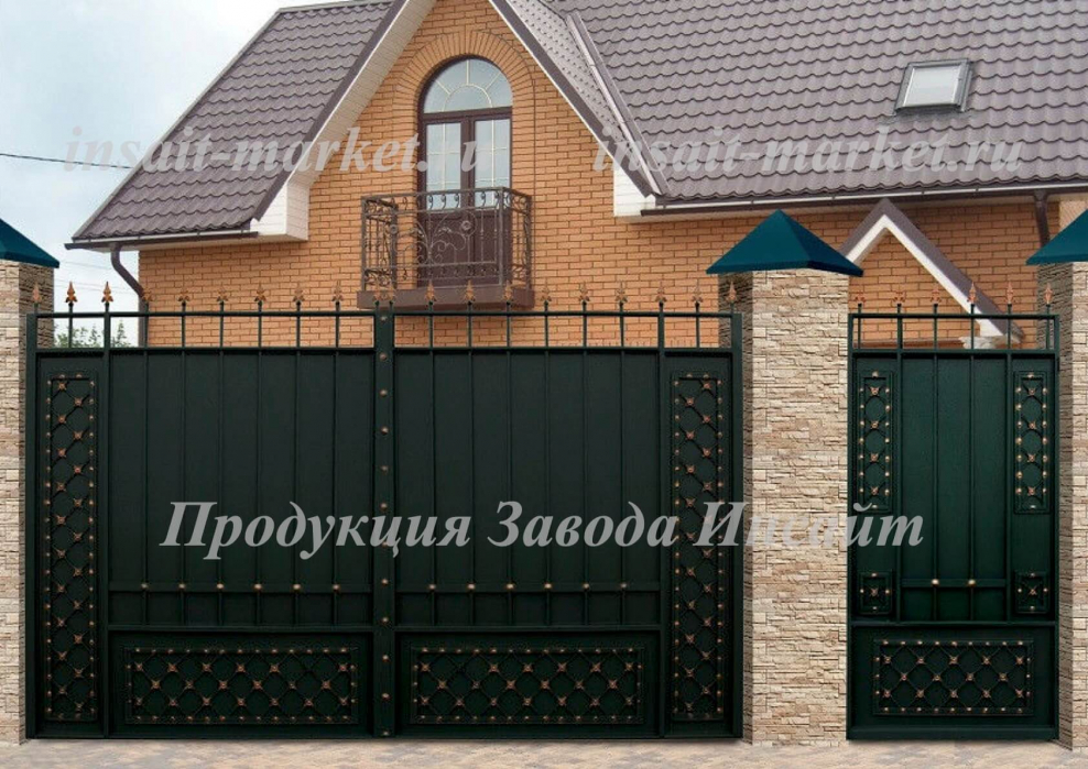 Металлические ворота