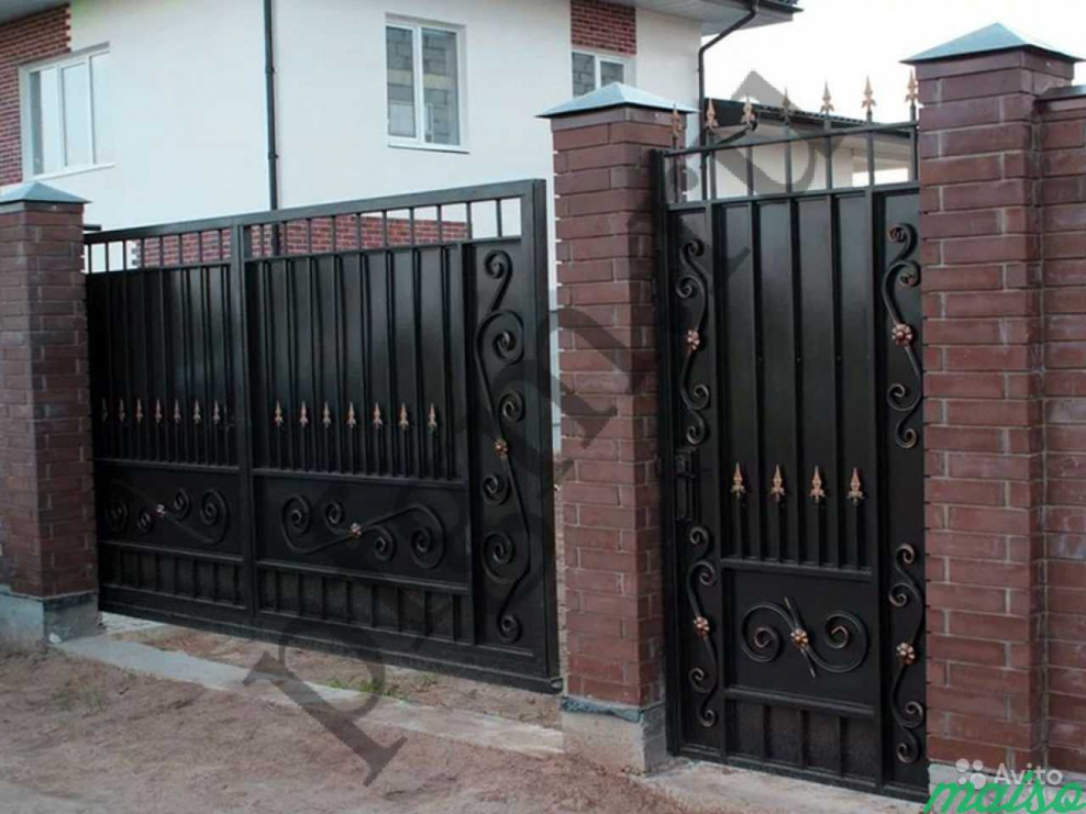 Кованые ворота Гефест