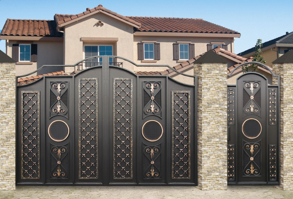 Кованые ворота Династия скл