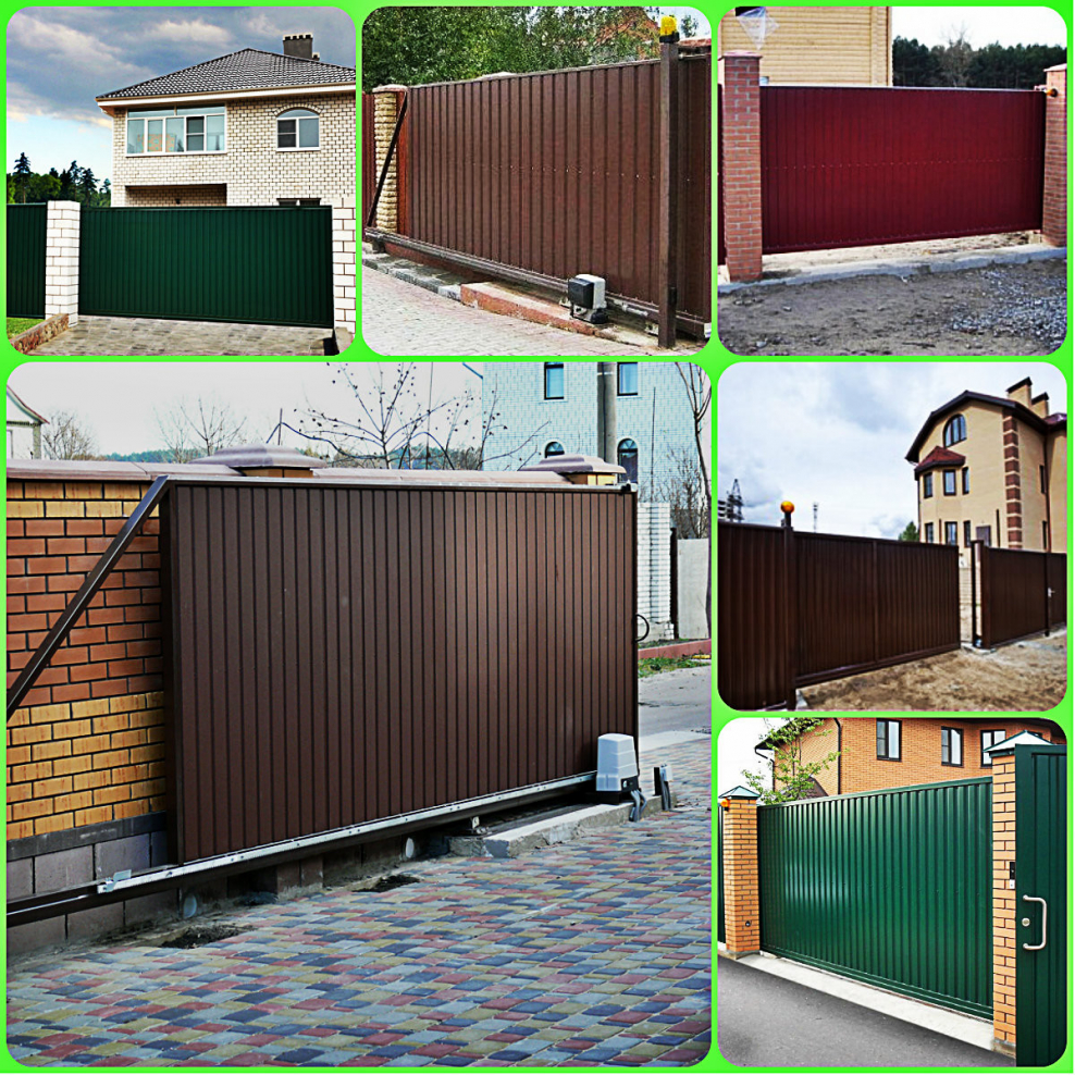 Откатные ворота Бастион Pi 130