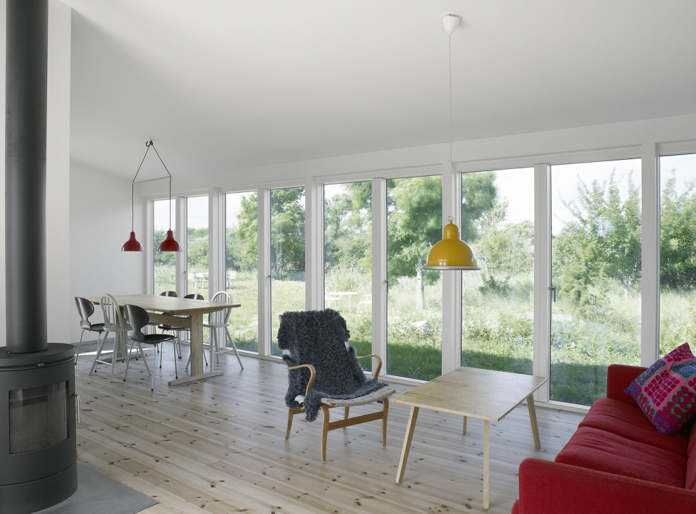 Шведский дом внутри