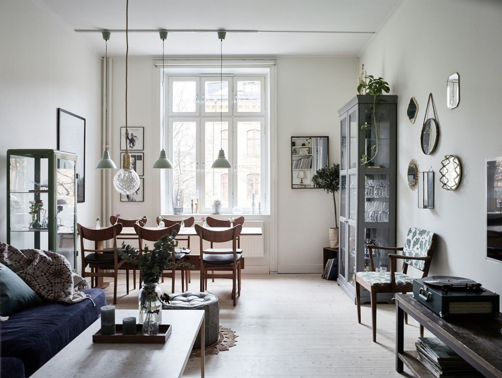 Гостиная в датском стиле