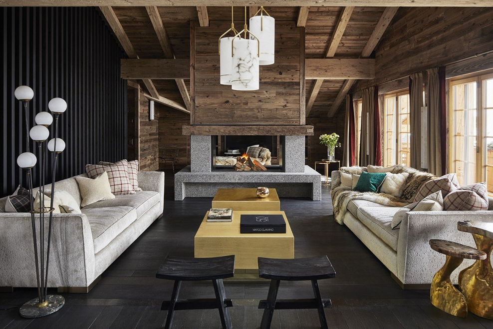 Гштаад Шале интерьер