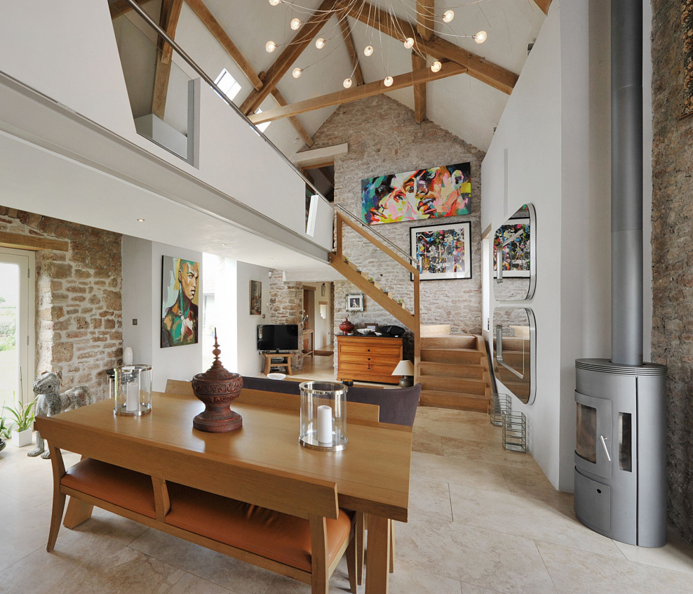 Кафе в стиле барнхаус