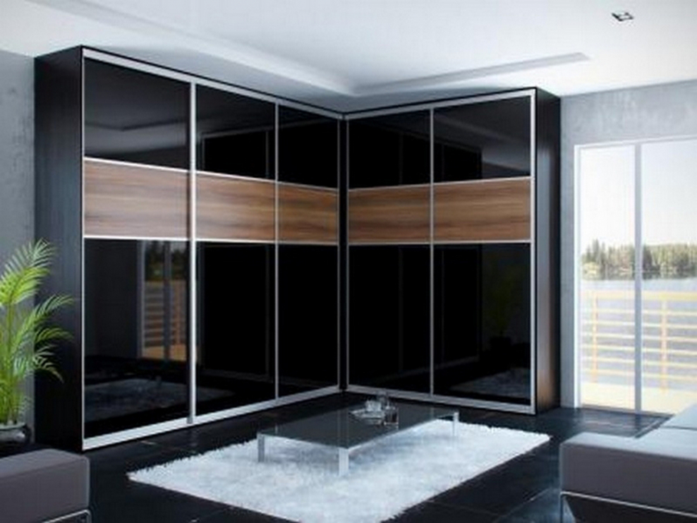 Шкаф с тонированным зеркалом