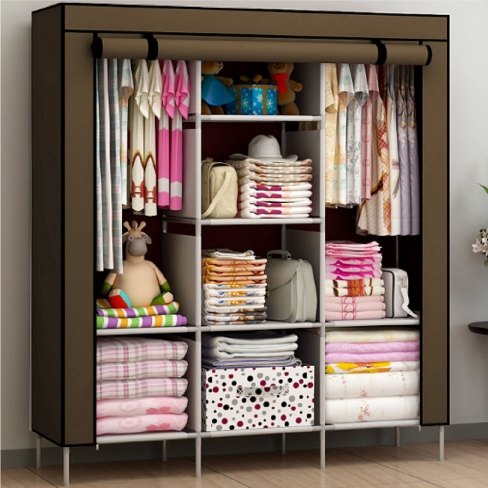 Складной каркасный тканевый шкаф Storage Wardrobe 88130
