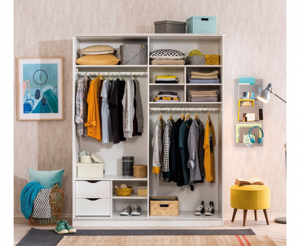 Наполнение шкафа для детской