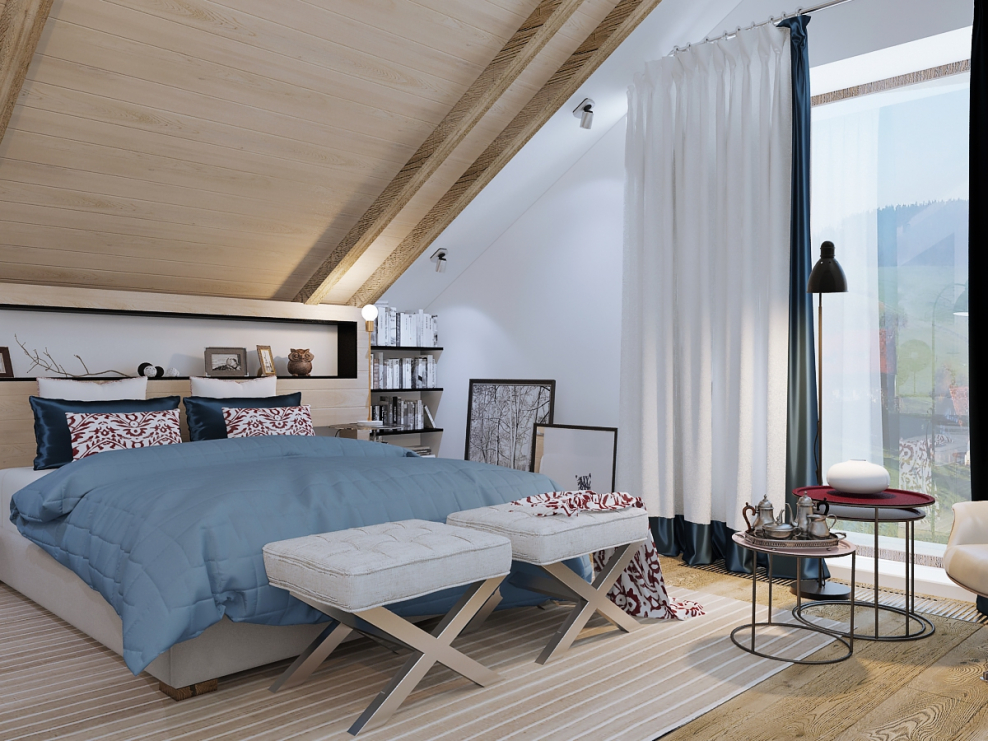 Мансарда в современном стиле