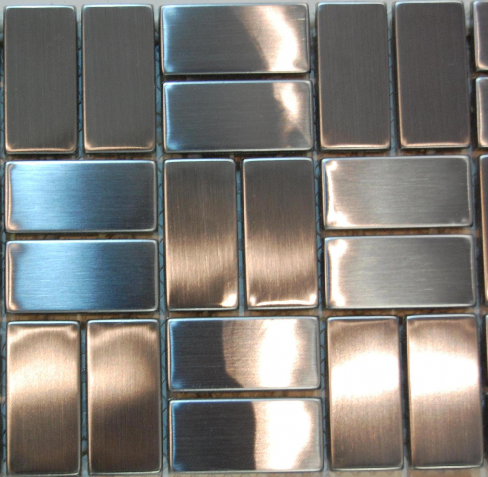 Мозаика к019-Steel Gold