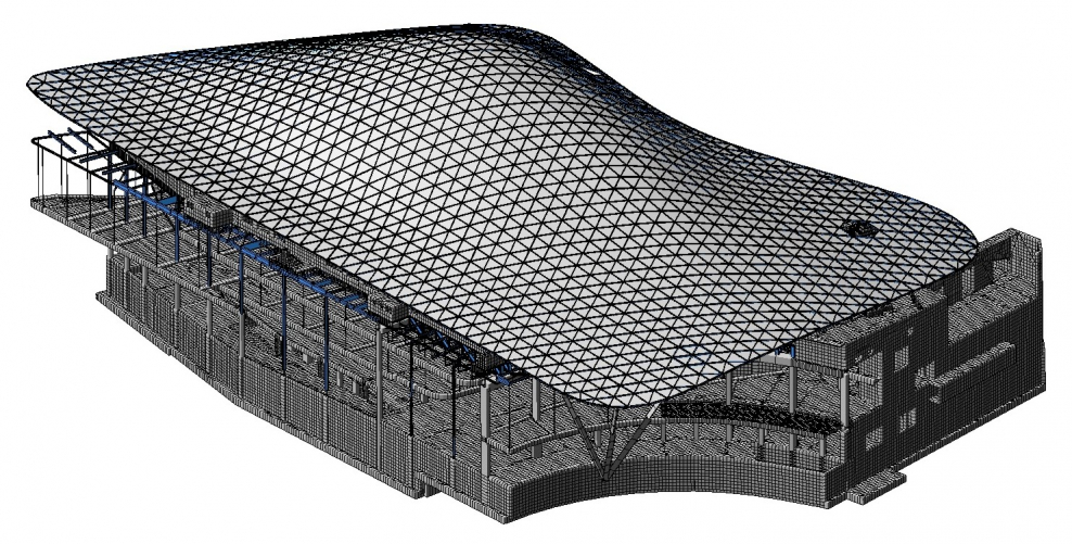 Металлическая пластина с заклепками