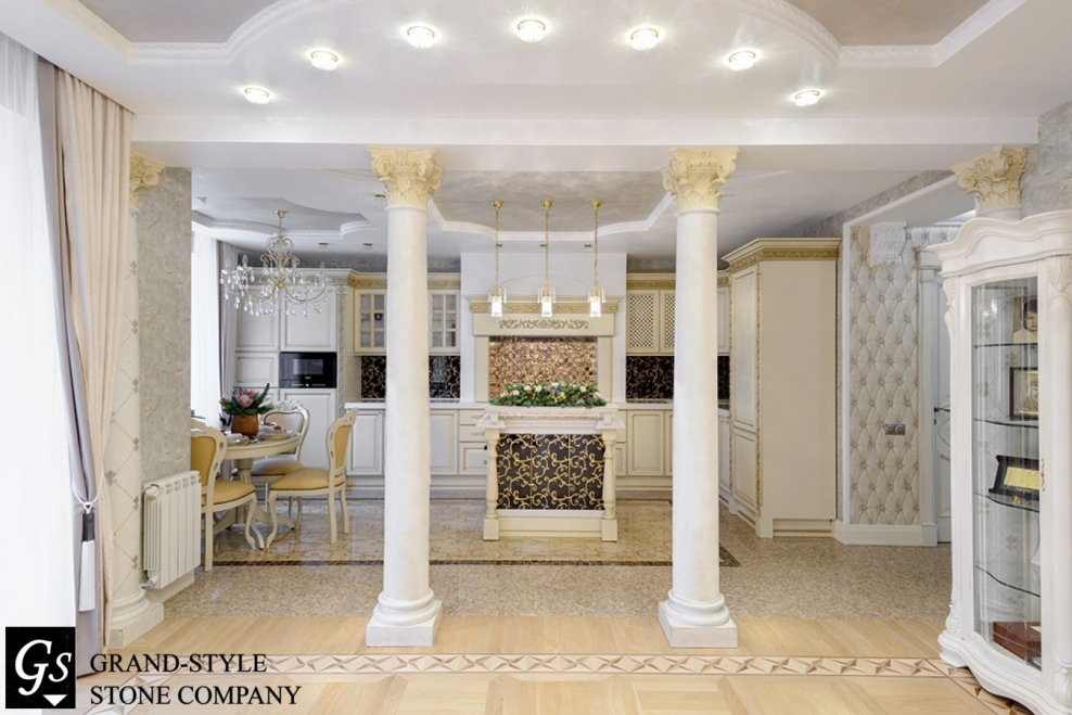 Колонны в интерьере