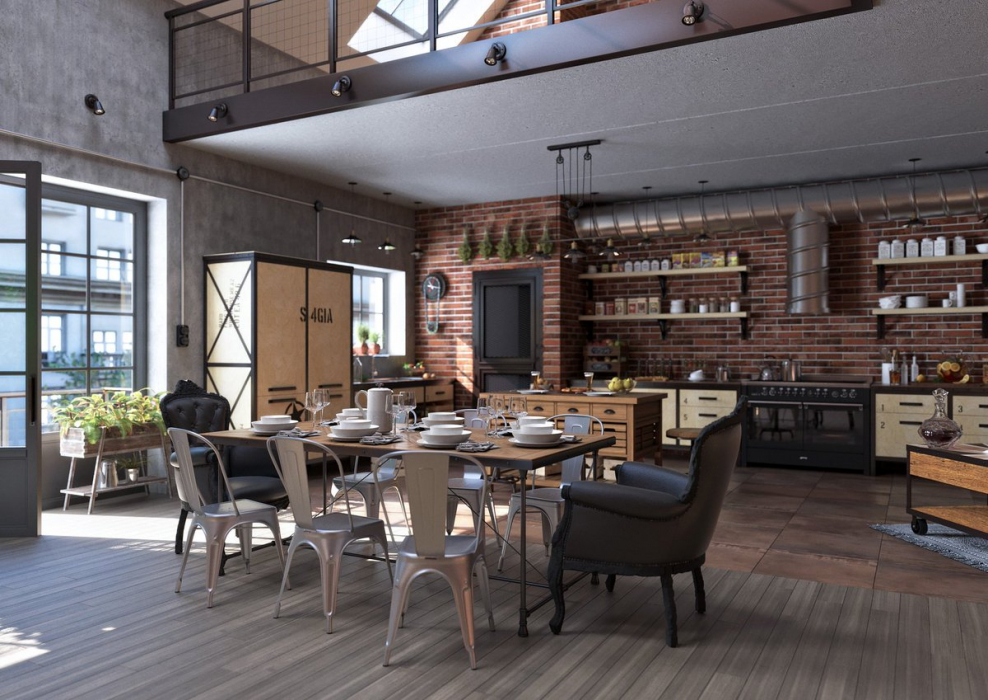 Индустриальный стиль в архитектуре 21 века